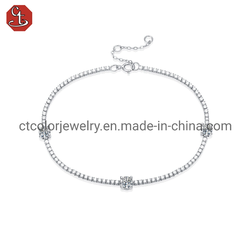 Moissanite Diamond Bracelet Fashion Jewelry Simple Style Women Bracelet