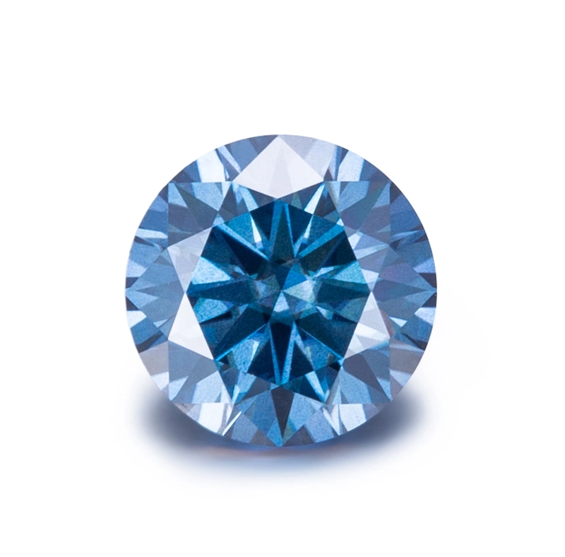 Messi Gems Coated Color Moissanite Sapphire Blue Color Moissanite